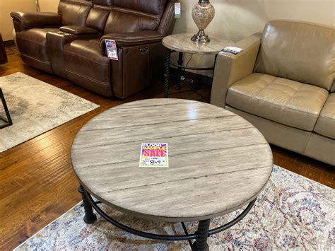 Closeout Round Coffee And End Tables